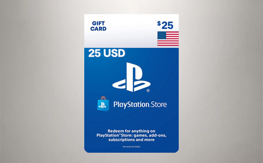 25美金 PSN充值卡/礼品卡/PlayStation